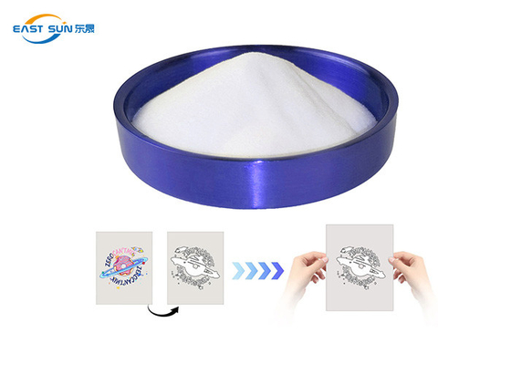 Prezzo buono Polvere di colla PU fine DTF bianca 80-200 Micron 1kg 20kg Polvere per pressa a caldo in linea