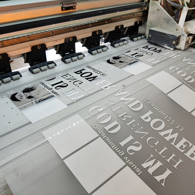 Good price 0.075mm DTF PET Film Single Sided Heat Press PET Film per stampante DTF in linea
