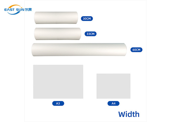 Good price Spessore film DTF dell'ANIMALE DOMESTICO da 0,075 micron per stampa dell'abbigliamento in linea